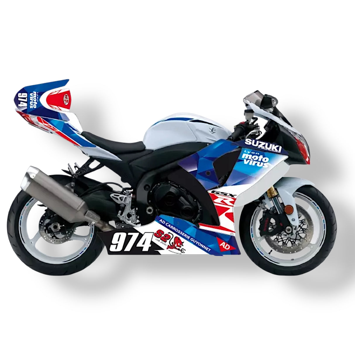 Rennverkleidung kpl. Set Suzuki GSX-R600 2008-2010