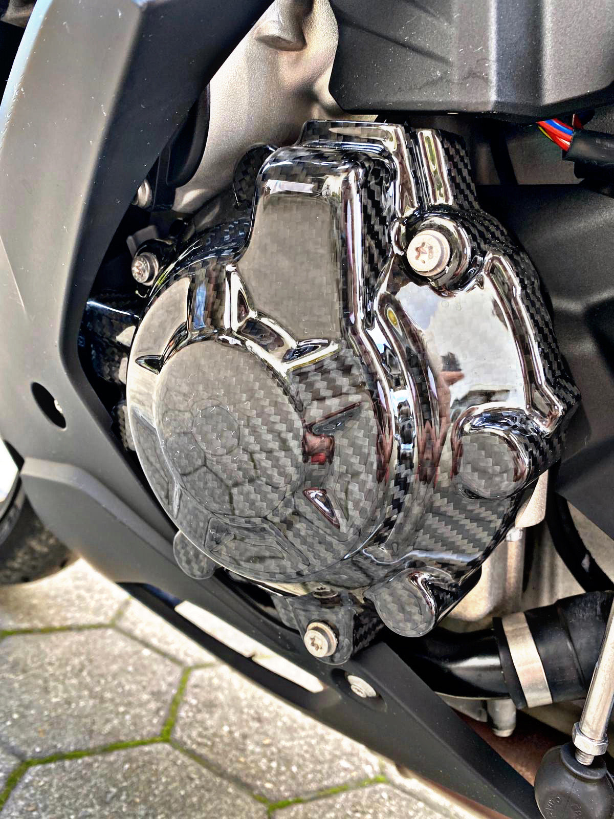 Engine cover protection set carbon BMW S1000RR S1000R Engine Protection Set