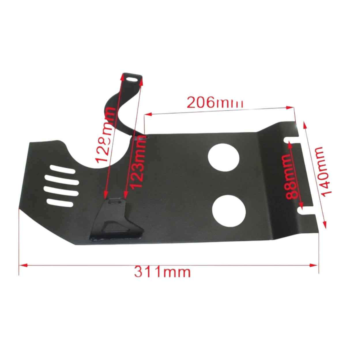 Motorschutzblech Motorschutzplatte Pitbike Dirtbike passend für ZS190 / ZS155 / IMR / Malcore / MRF