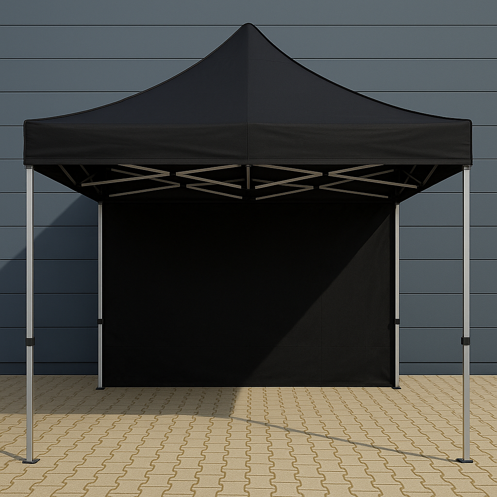 2Wheels Company Eventzelt Faltpavillion 3m x 3m Pavillion Hexagonal Rahmenprofil 30-50mm