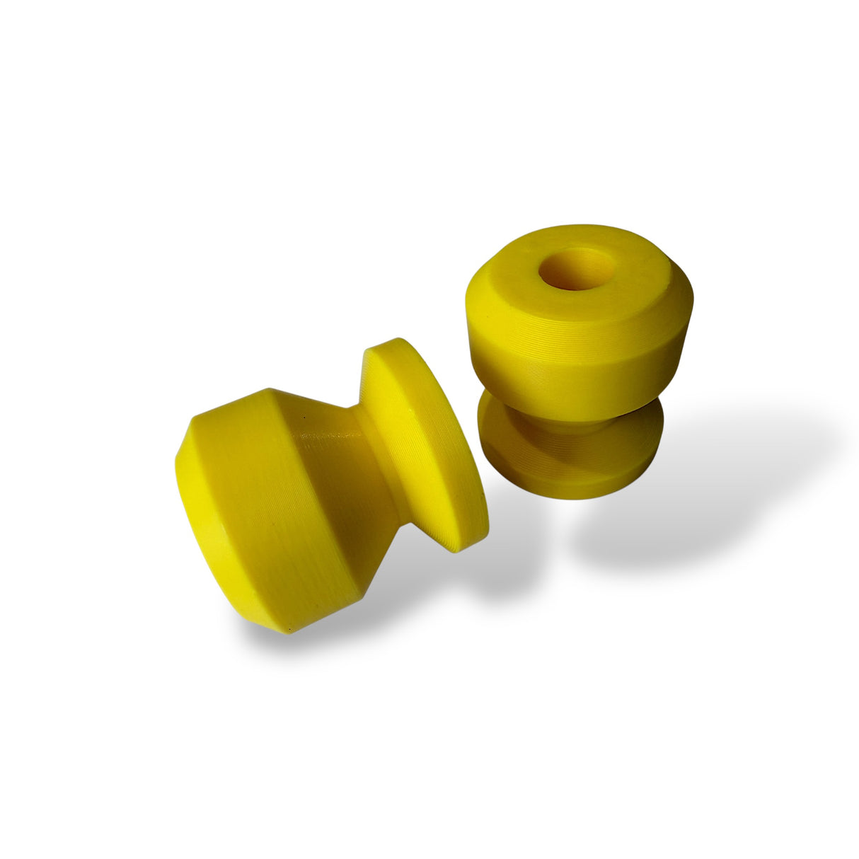 Achsprotektor Set 2 Stück für Pitbike – Achs-Schutz mit M6 Schrauben Gelb