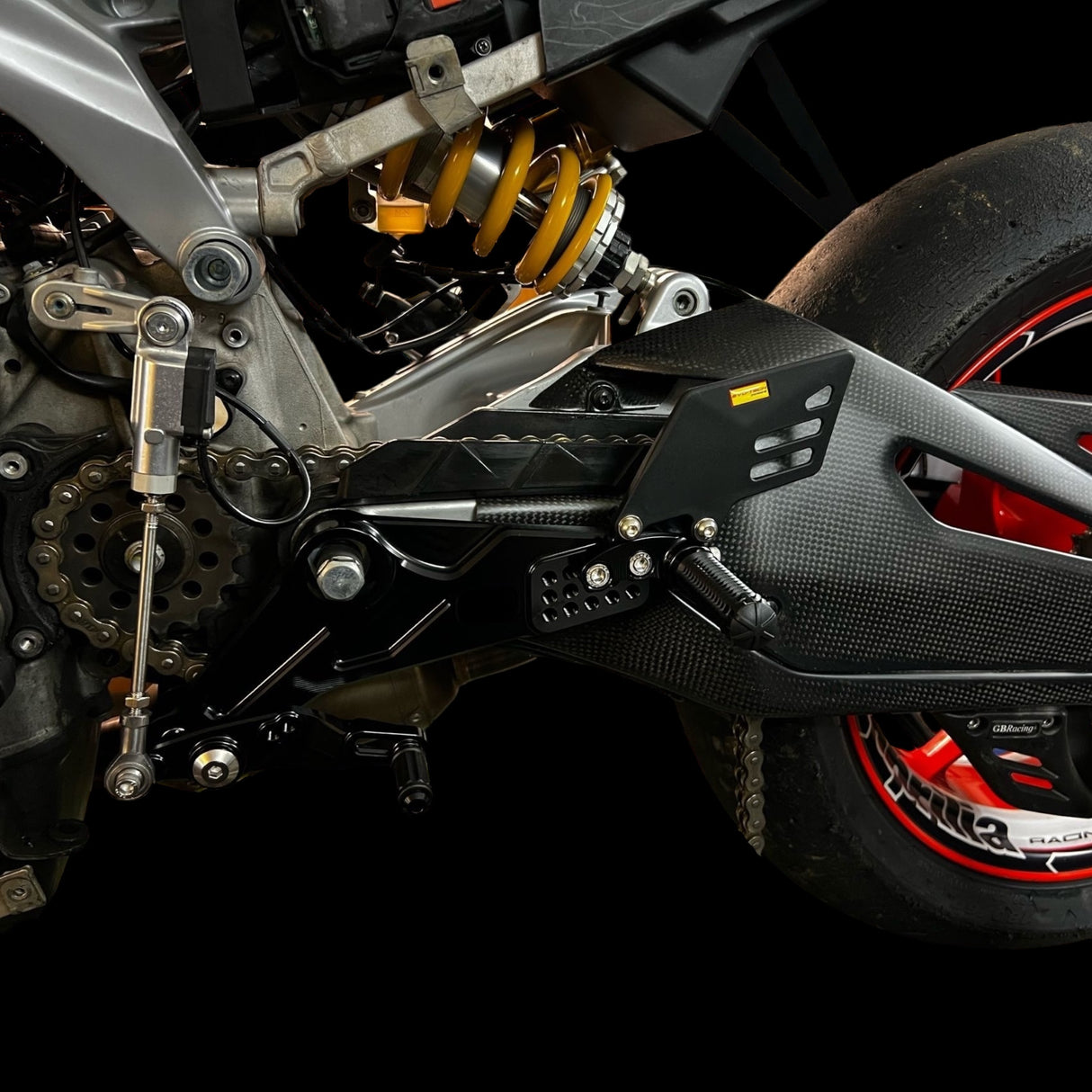 2Wheels Company Fußrastenanlage Evo-Tech Aprilia RS660 Tuono660 2021+