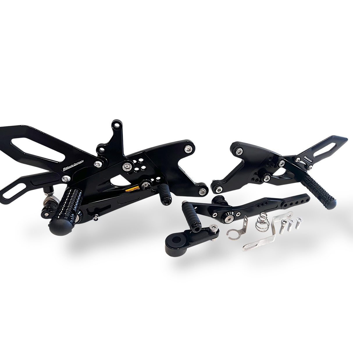 2Wheels Company EVO-TECH Fußrastenanlage Yamaha YZF R1 2015-2025 RN32 RN49 RN65
