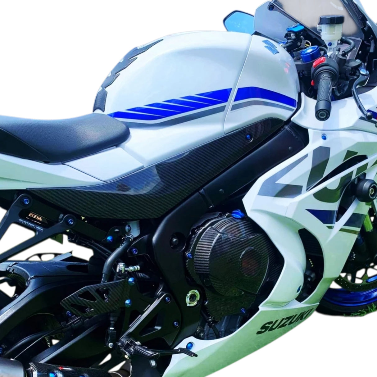 Frame protector carbon Yamaha YZF R6 2017-2024