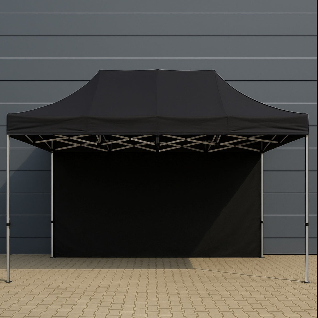 2Wheels Company Eventzelt Faltpavillion 3m x 6m Pavillion Hexagonal Rahmenprofil 40-50mm