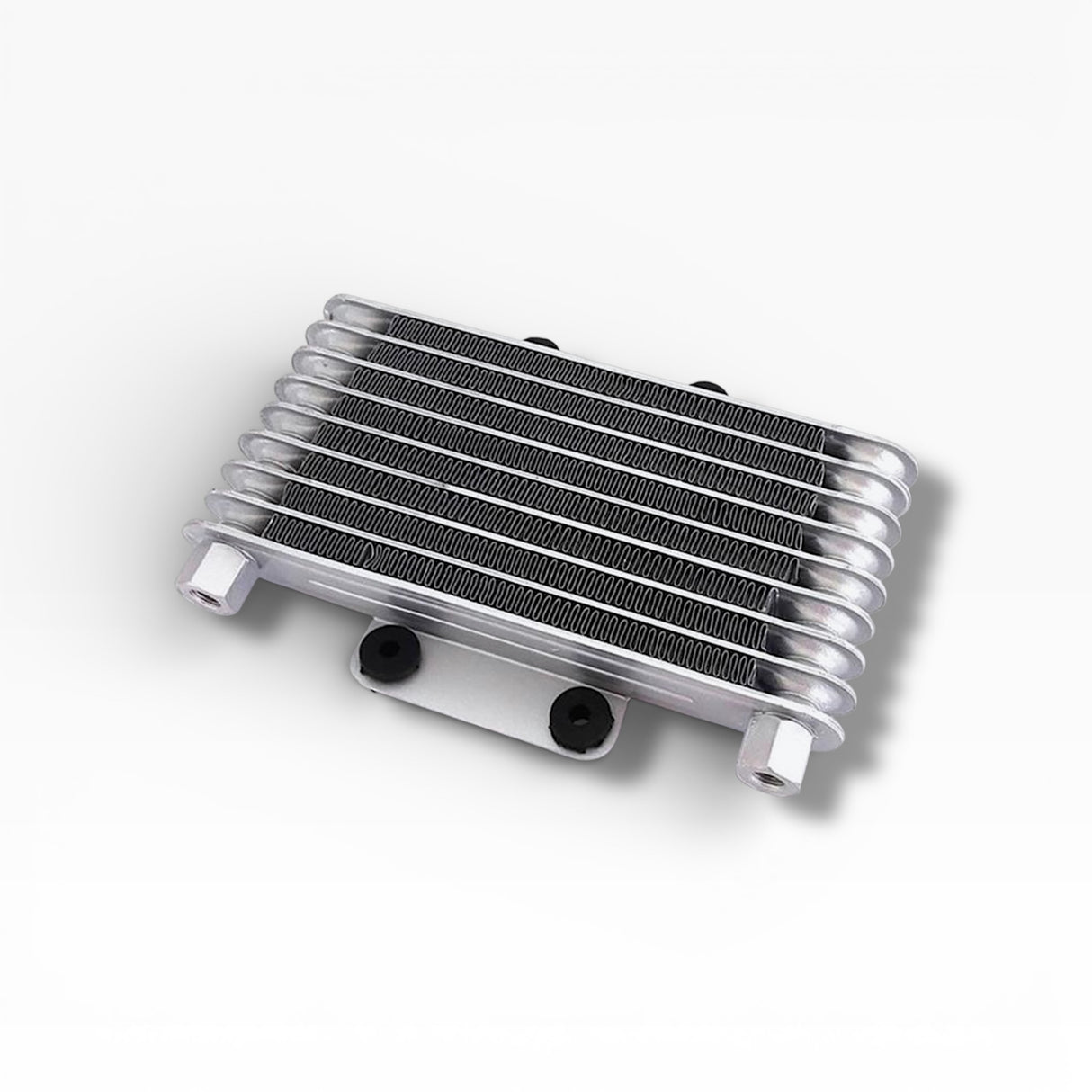 Pitbike Aluminum Oil Cooler MAXI 250×140×35 mm – M10 Connections