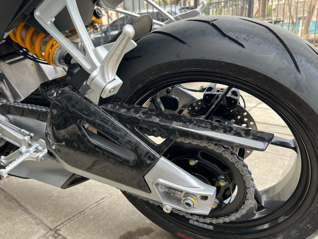 Swingarm cover+chain guard swingarm protector carbon Aprilia RS660 2021-2024/ Tuono 660 2021-2024