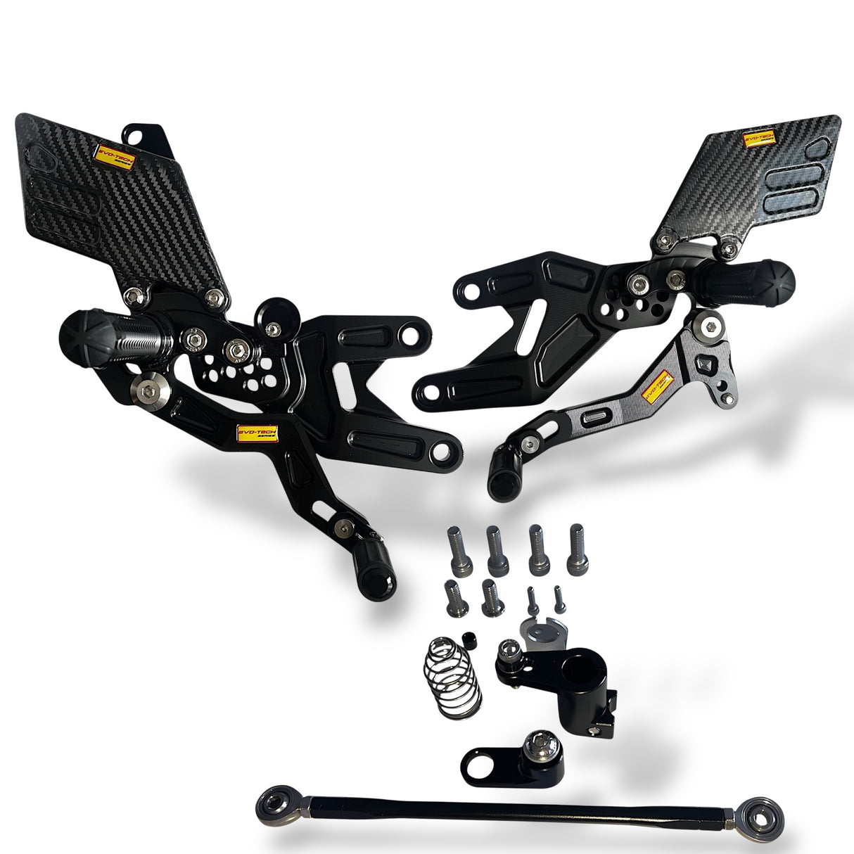 2Wheels Company Fußrastenanlage EVO-TECH Yamaha YZF R3 2015+