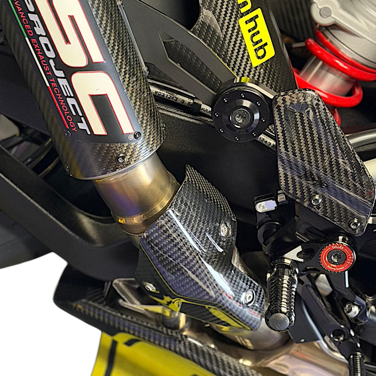 Auspuffblende Hitzeschutz Carbon BMW S1000R M1000R 2021+