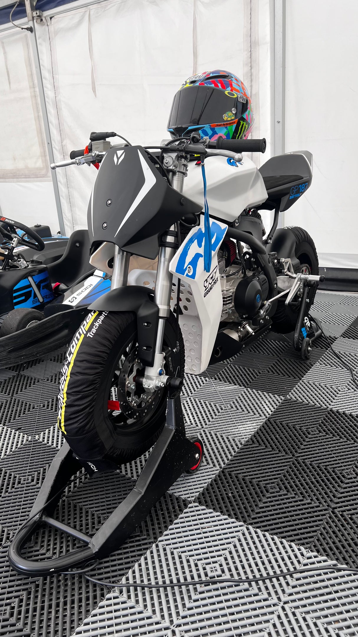 2Wheels Company Reifenwärmer Pitbike EVO-Tech Digital 0-99° 12 Zoll