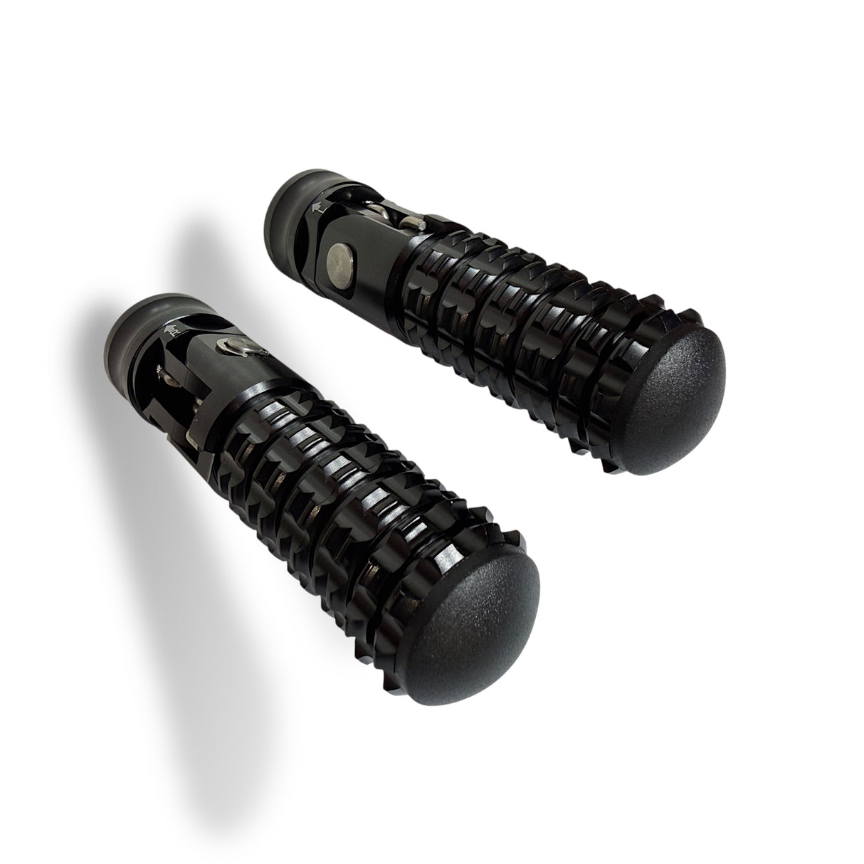 2Wheels Company klappbare Fußrasten Motorrad, Pitbike & MiniGP – ink. Slider