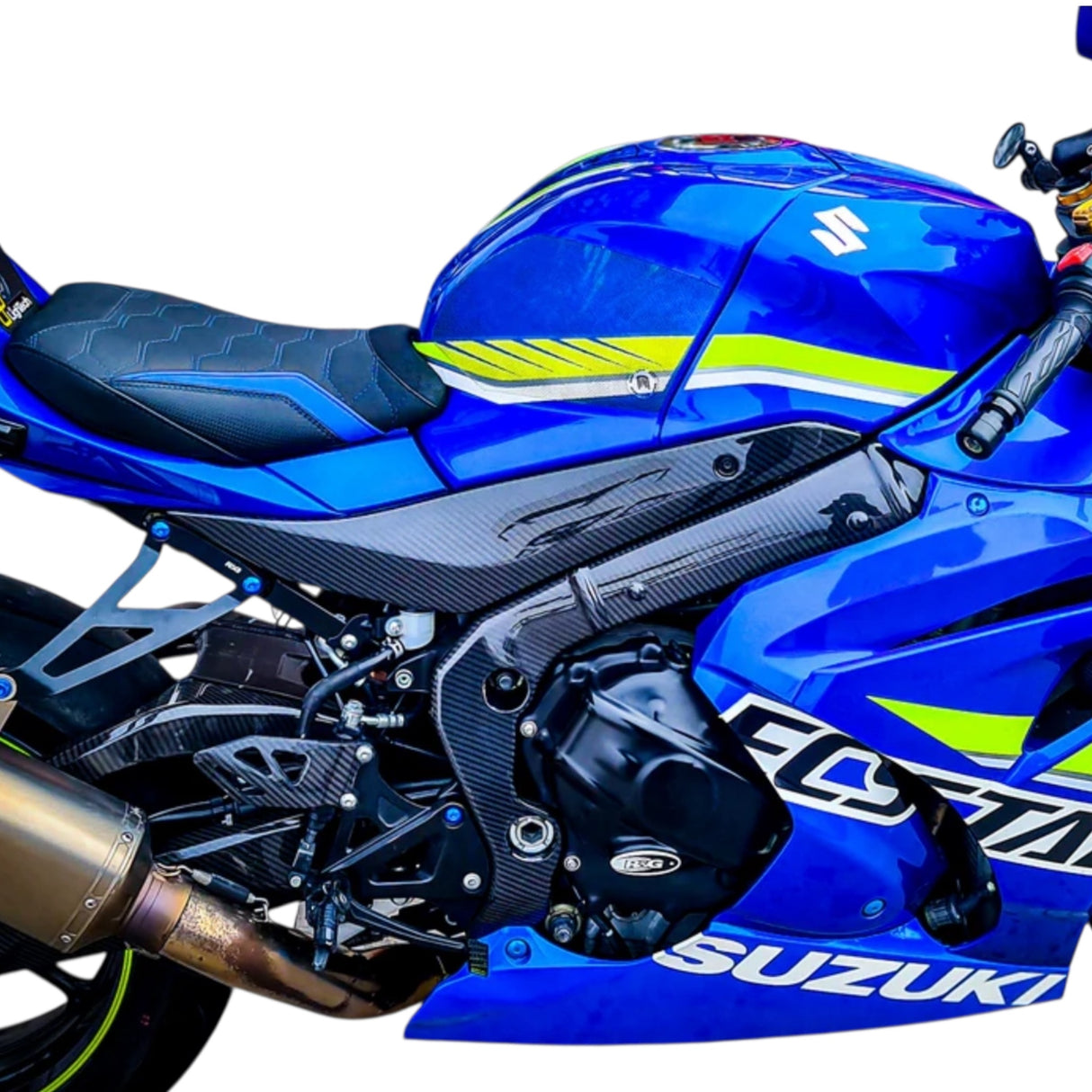 Frame protector carbon Yamaha YZF R6 2017-2024