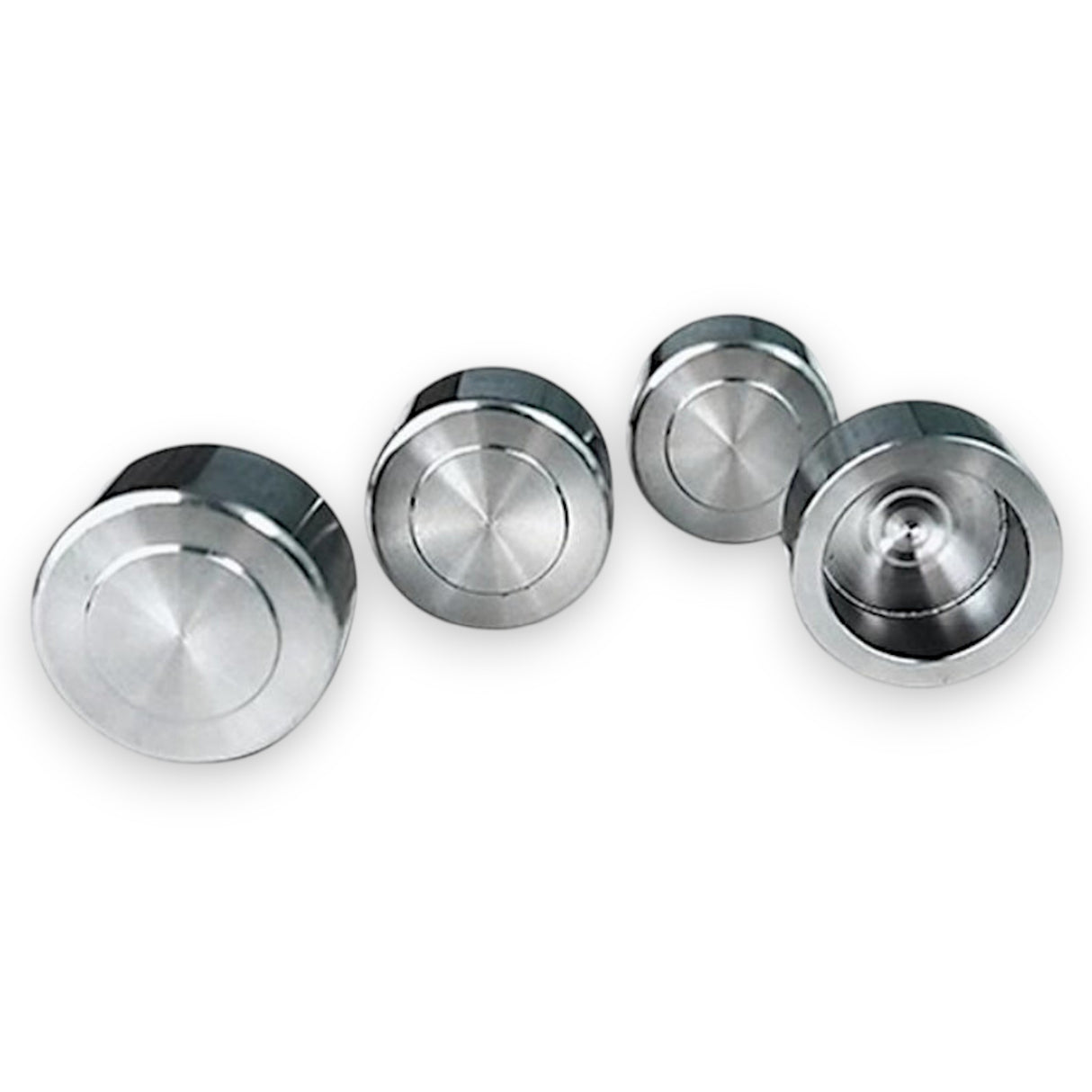 Brake Piston Polished Stainless Steel Piston Set for 8.1 & Formula Radial Brake Calipers – 4 Pistons