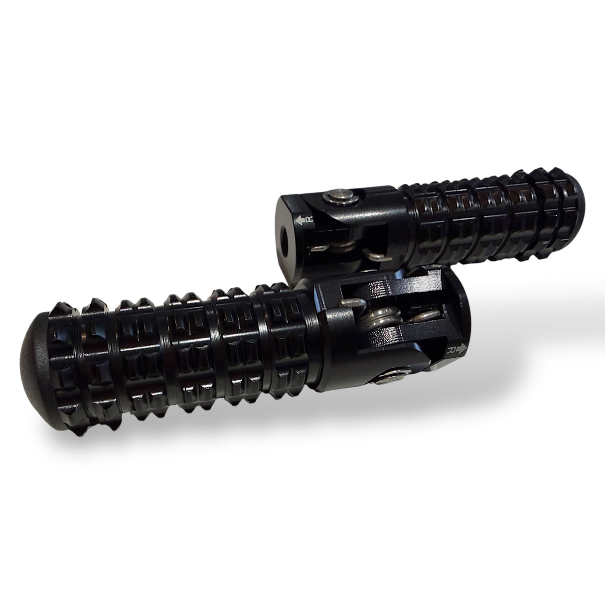 2Wheels Company klappbare Fußrasten Motorrad, Pitbike & MiniGP – ink. Slider