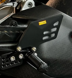 Fersenschutz Set Fußrasten passend für EVO-TECH Fußrastenanlagen Aprilia RS660