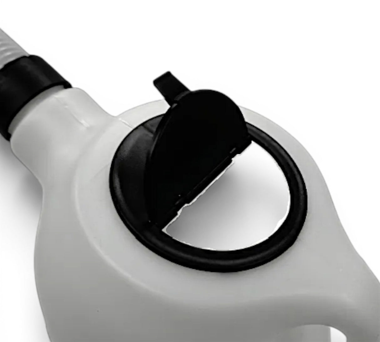 Füllkanne Messbecher 1-5 Liter mit Flex-Auslaufrohr & Deckel – Benzin- und Ölfest | 2Wheels Company