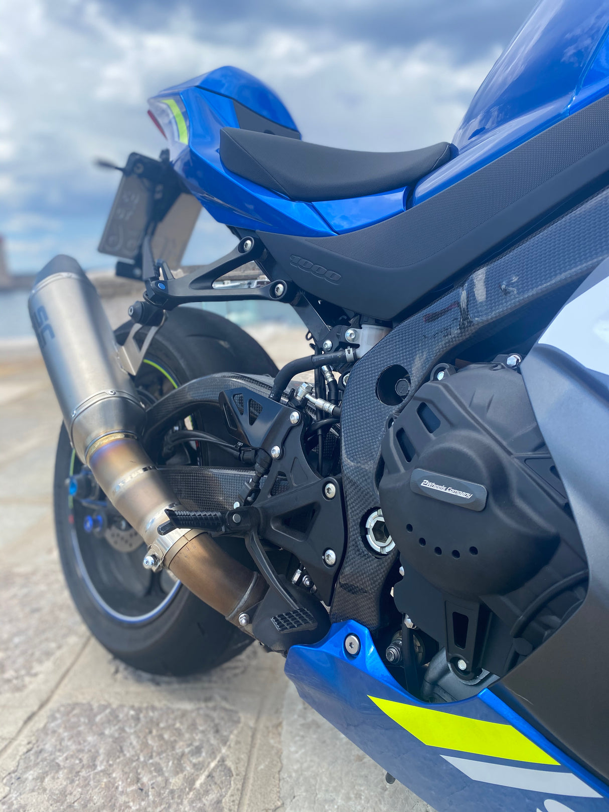 Engine cover protector Engine cover protection Suzuki GSX-R 1000 2017-2023