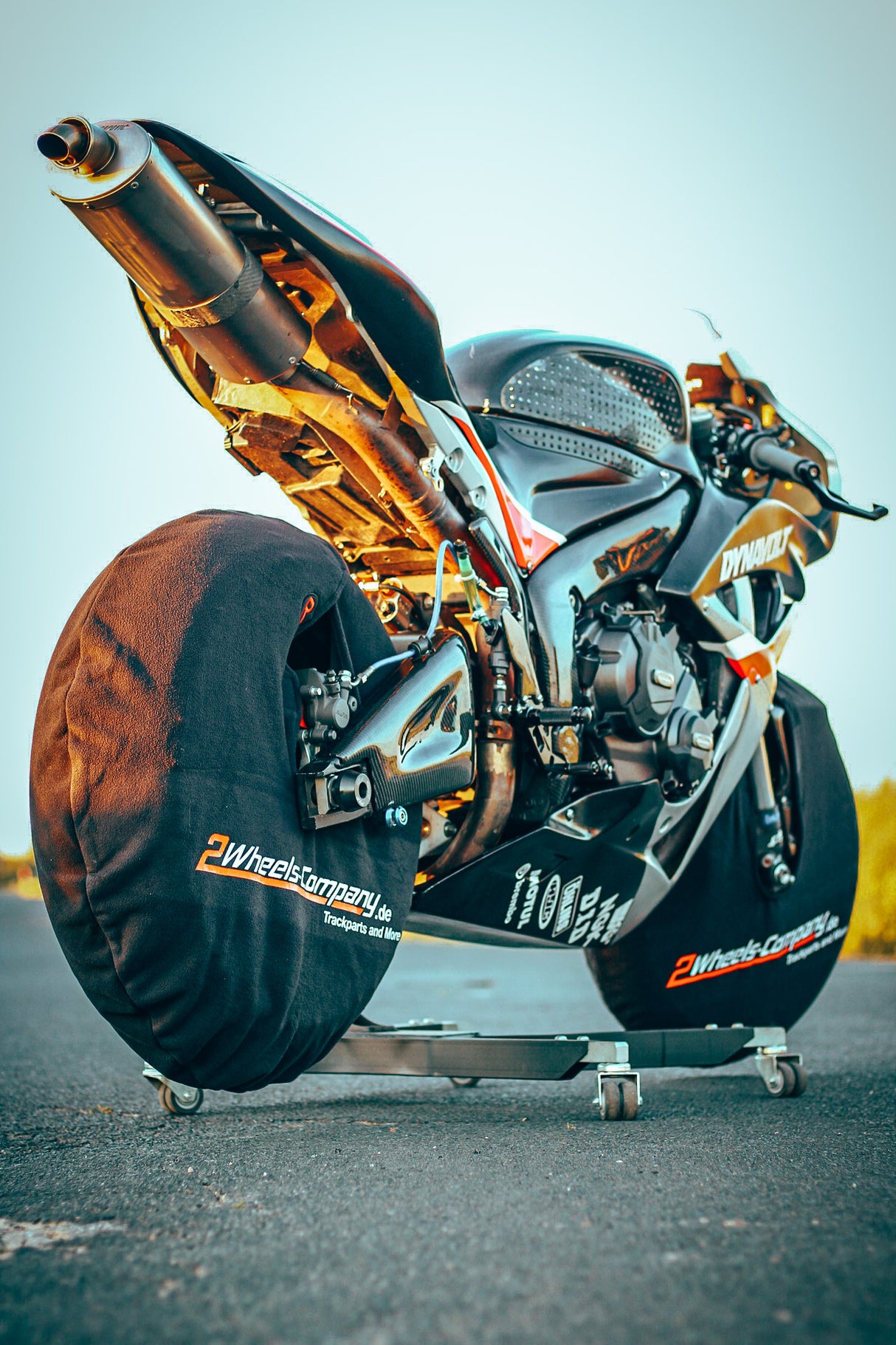 Tire bag Windstopper rim fleece GP-Tech Superbike Supermoto Set 17inch