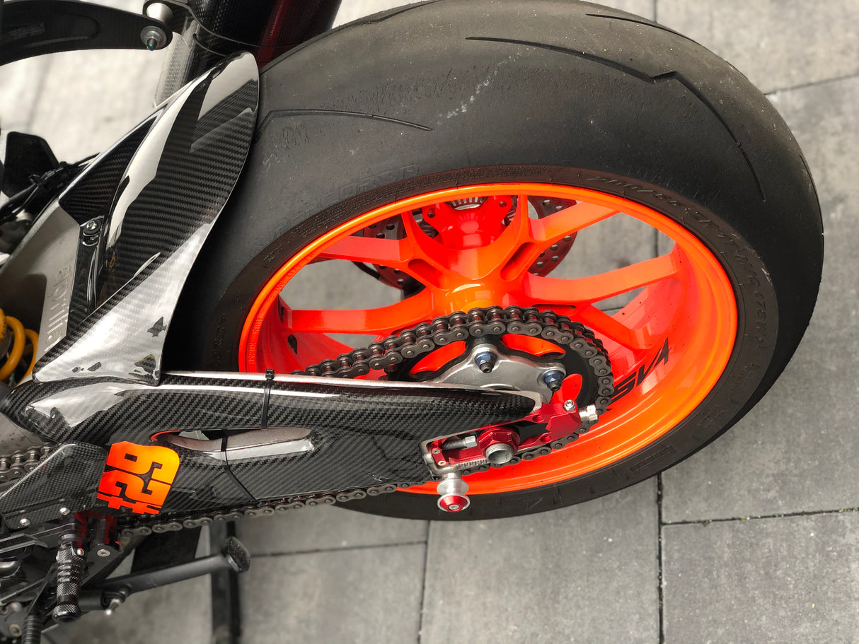 Schwingenabdeckung Schwingenschoner Carbon Aprilia RSV4 Tuono 2009-2020