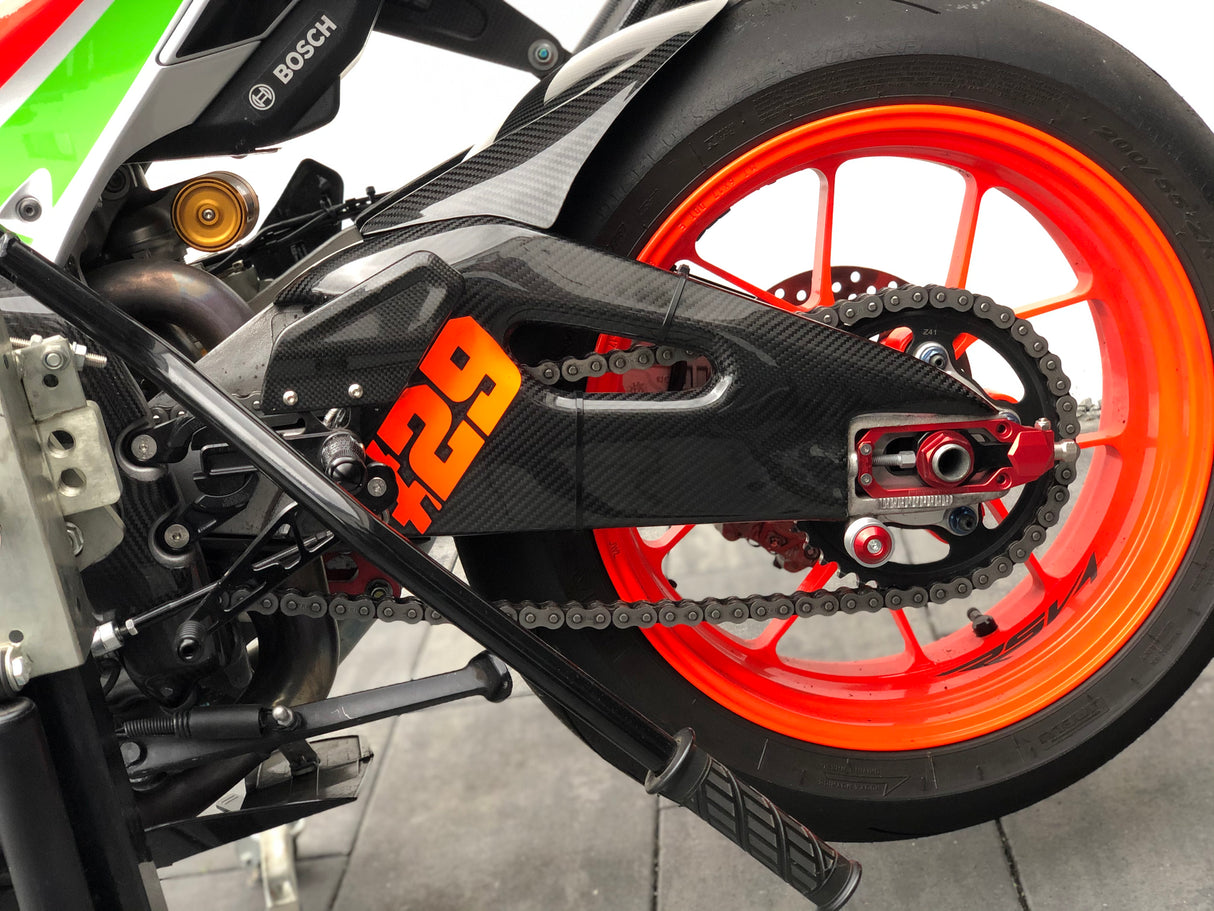 Schwingenabdeckung Schwingenschoner Carbon Aprilia RSV4 Tuono 2009-2020