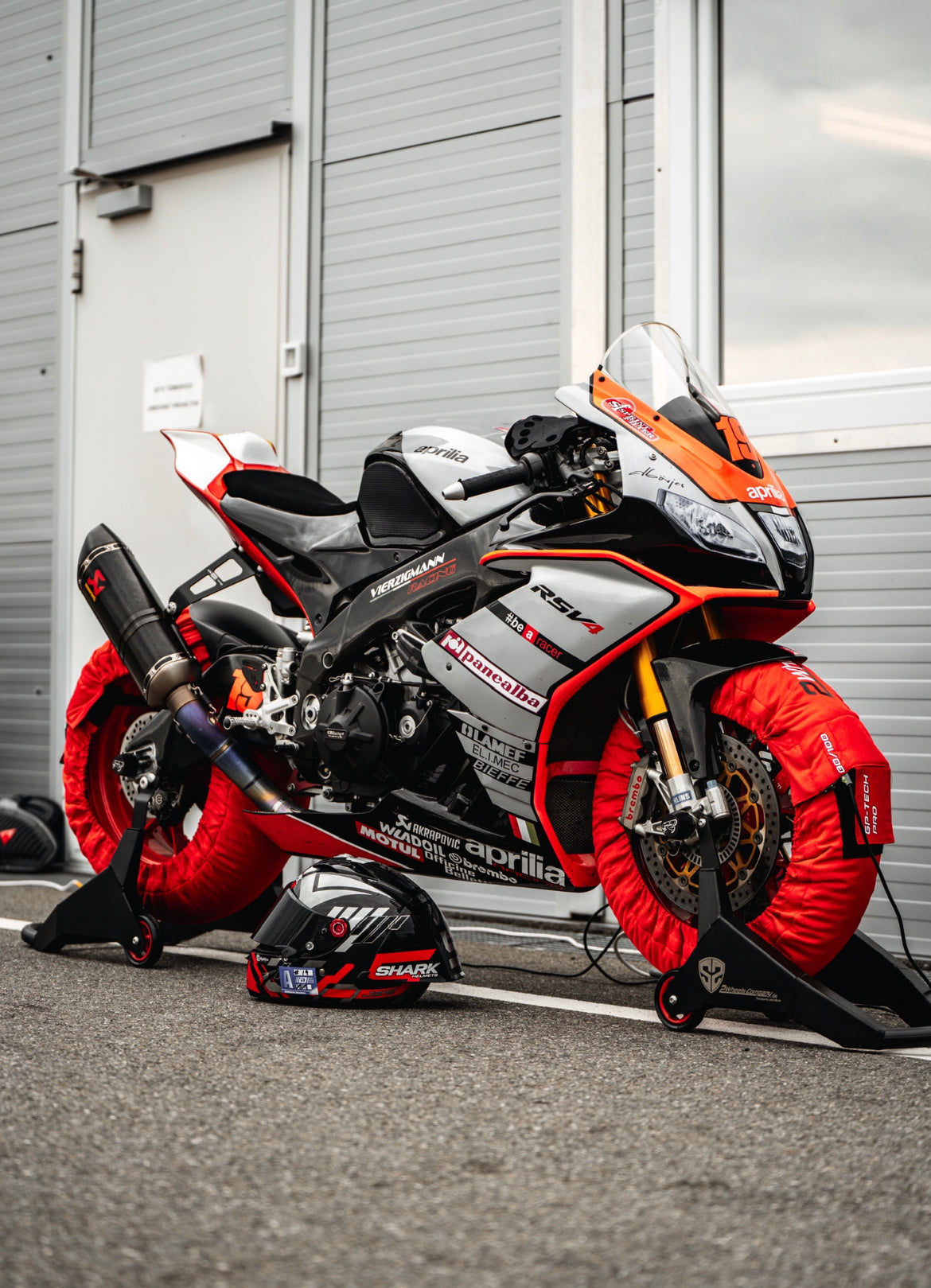 2Wheels Company Reifenwärmer Superbike GP-Tech Pro umschaltbar 80°/100° 120/ 180-205 17 Zoll