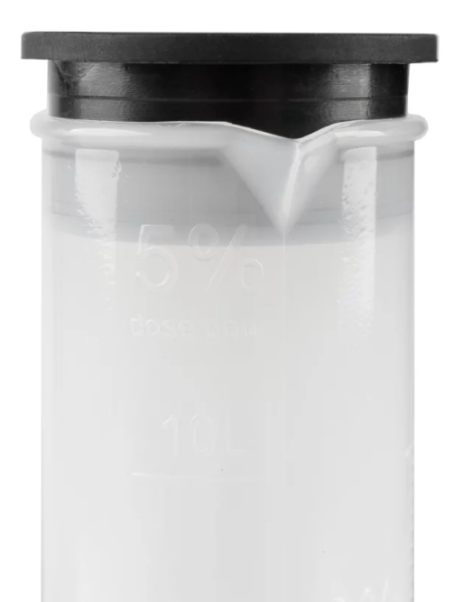Messzylinder Messbecher 500 ml mit Mischungsverhältnis-Skala – Präzises Mischen von Kraftstoff und Öl