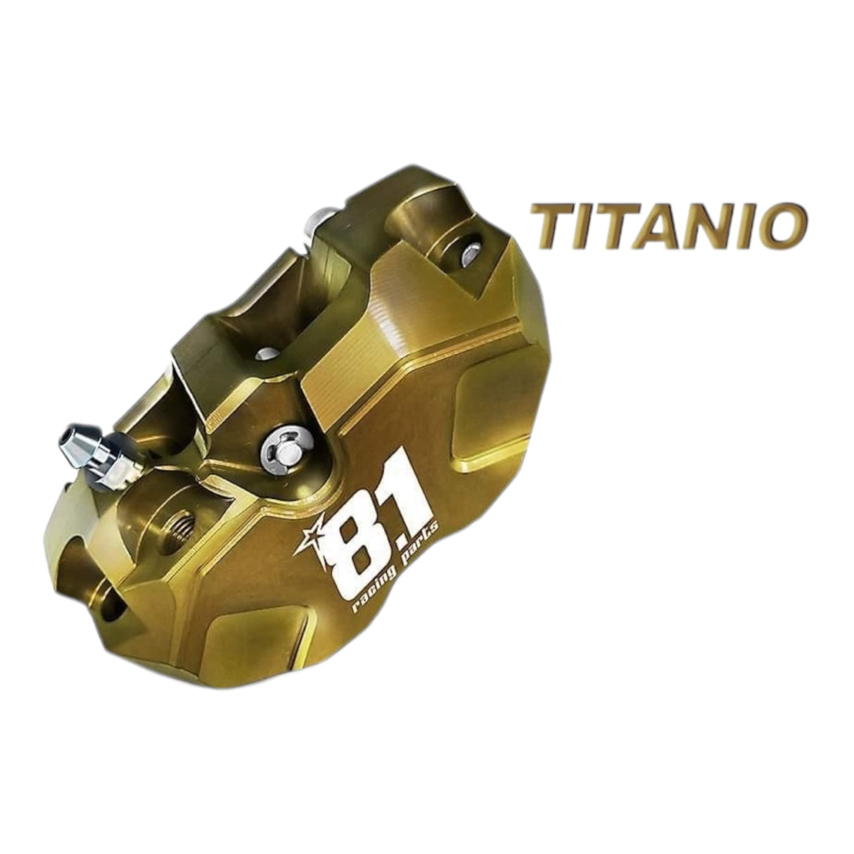 Ottopuntouno Hurricane Titanium 8.1 Bremssattel CNC, Lochabstand 84mm