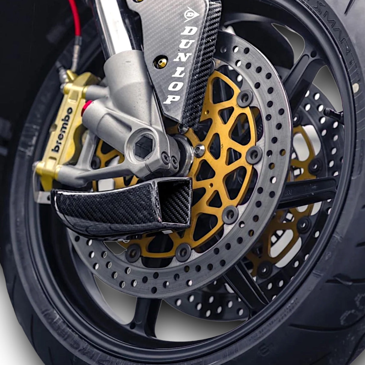 Brake cooling Carbon Brembo GP-Tech air duct for brake disc