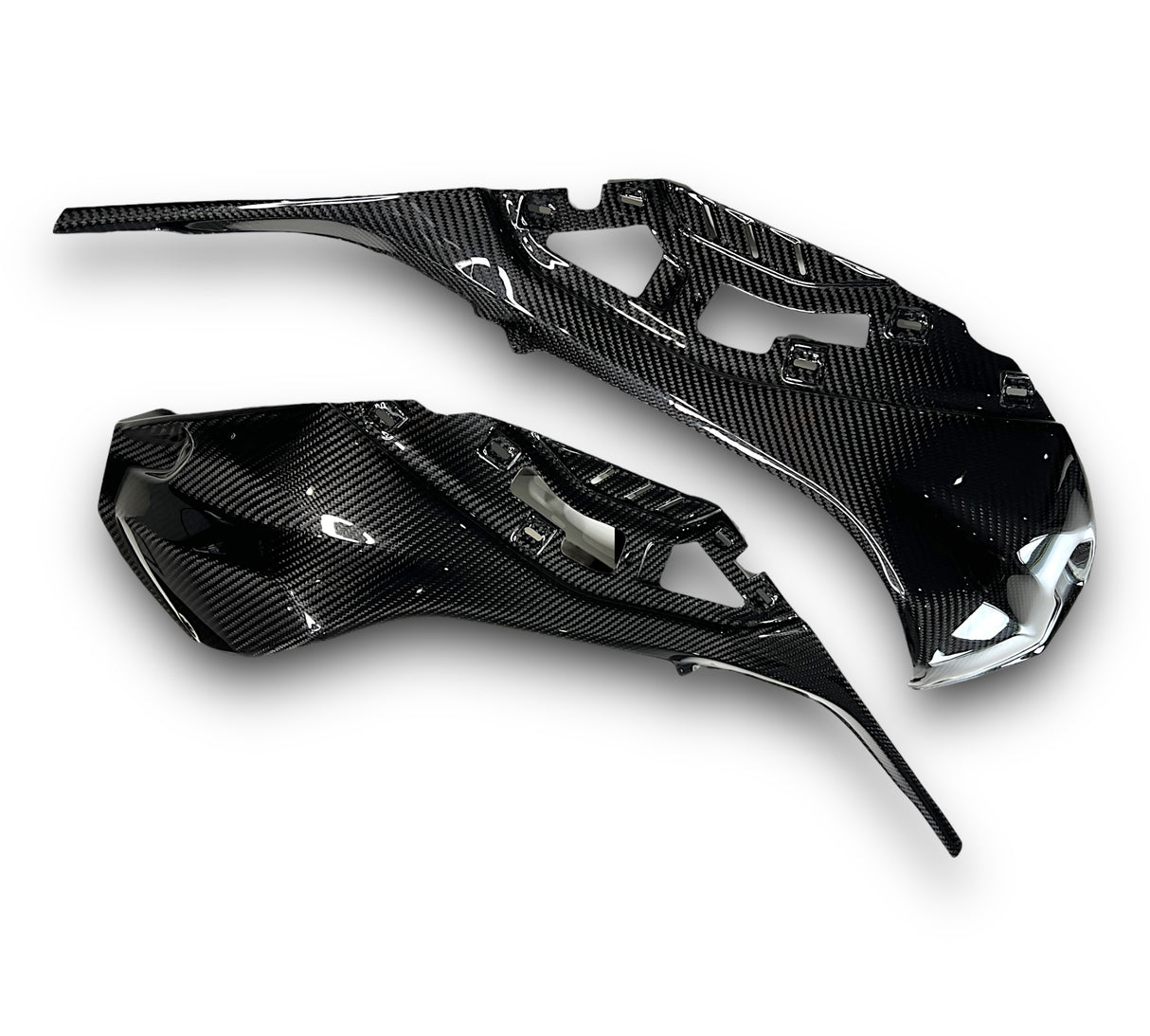 Tankseitenverkleidung Seitenverkleidung mit Aussparung Carbon BMW S1000RR M1000RR S1000R