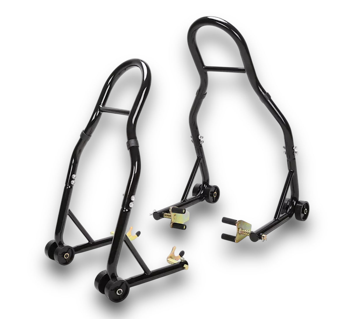 Motorcycle assembly stand aluminum universal black