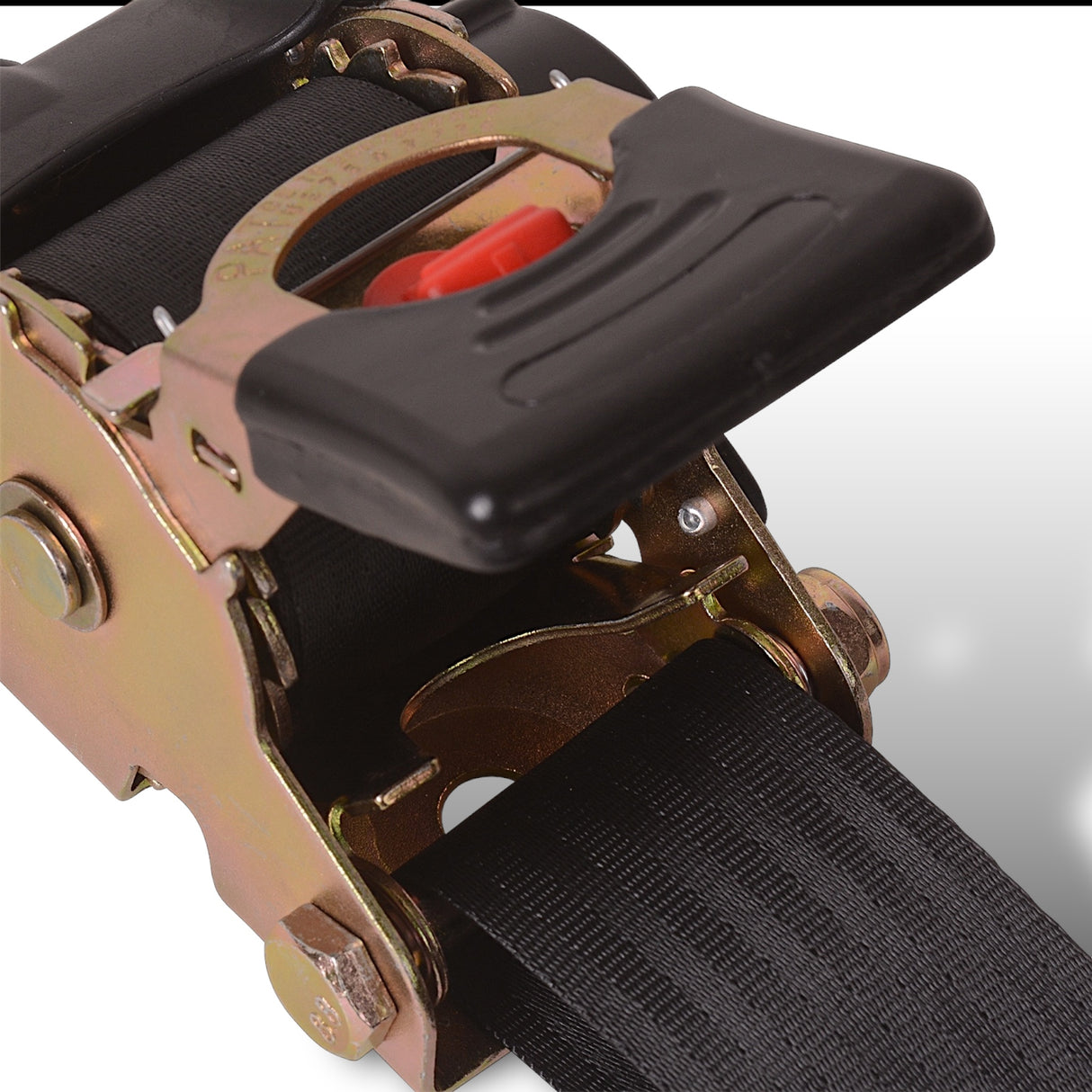 Automatik Spanngurt mit Ratsche zur Festmontage 270 cm 2 Stück