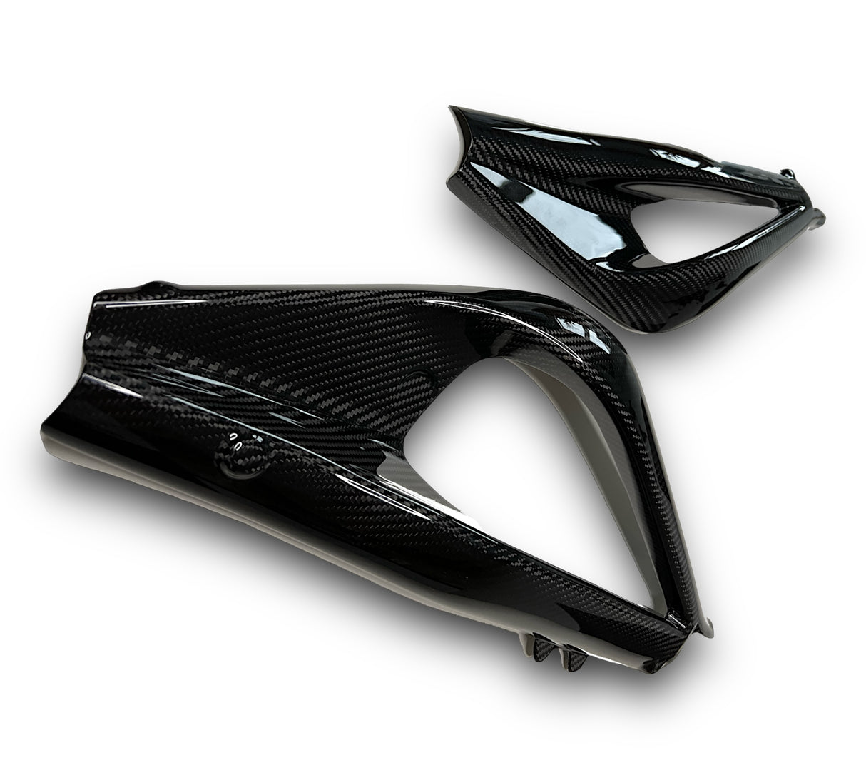 Swingarm protector carbon set Triumph Daytona 675 2006-2012