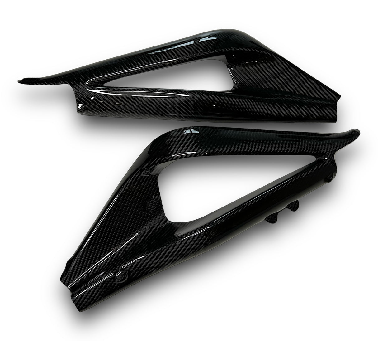 Swingarm protector carbon set Triumph Daytona 675 2006-2012