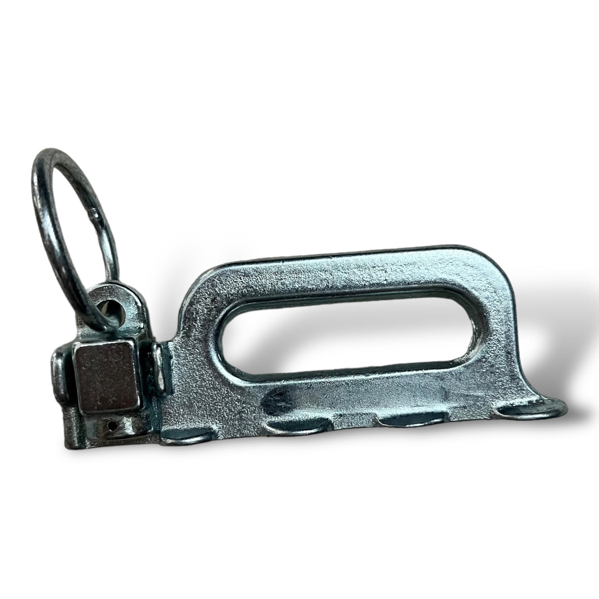 Endbeschlag für Airline Schienen 4 Rasterpunkte mit Ring