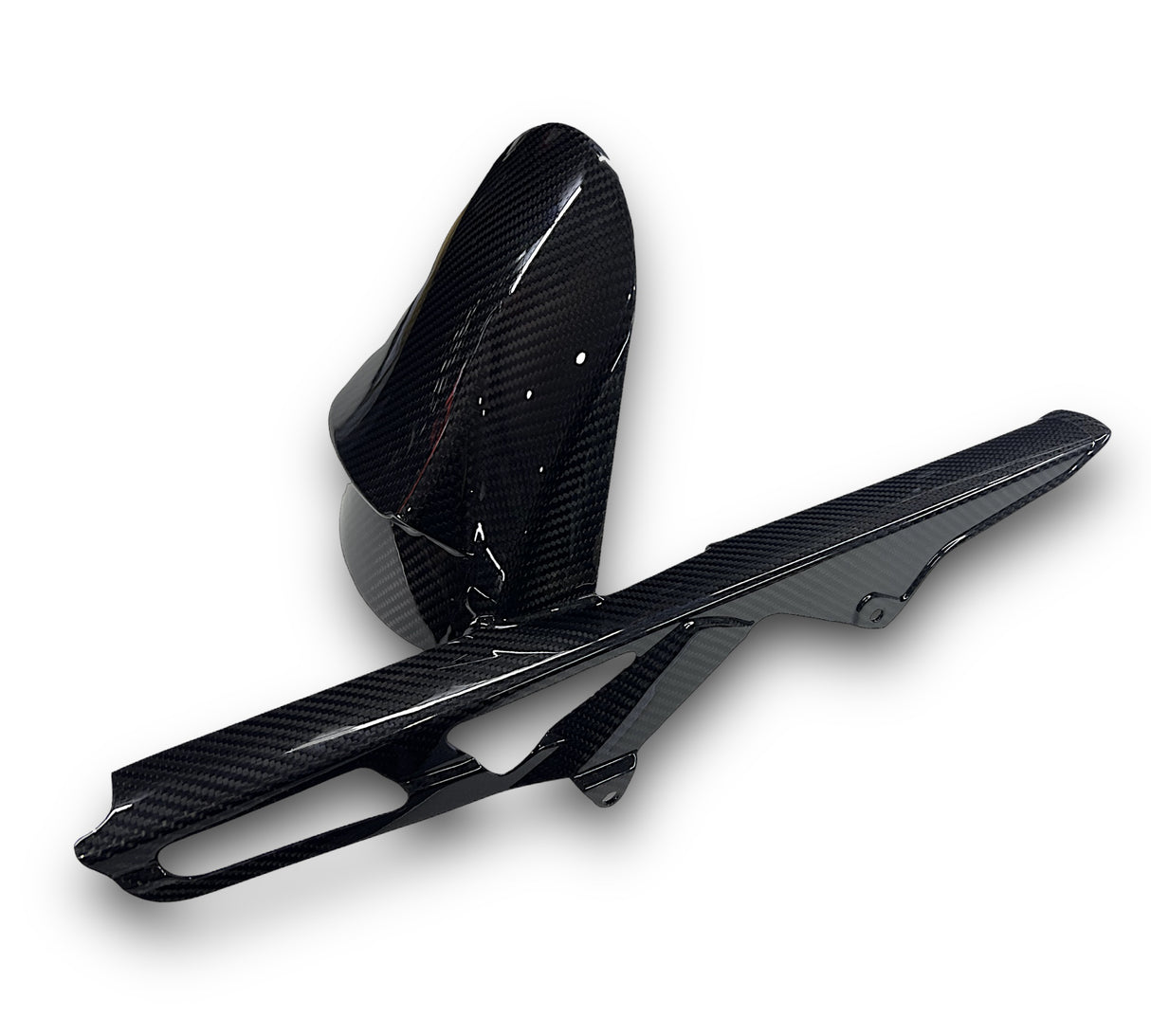 Rear fender with chain guard Rear Fender+Chain Guard Carbon Suzuki GSX-R 1000 2017-2023