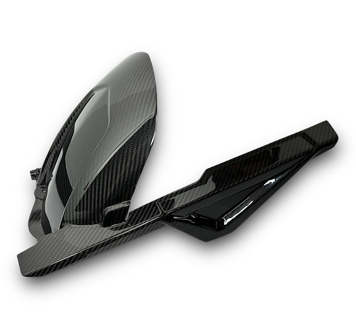 Rear fender with chain guard Rear Fender+Chain Guard Carbon Aprilia RSV4 Tuono V4 2021+