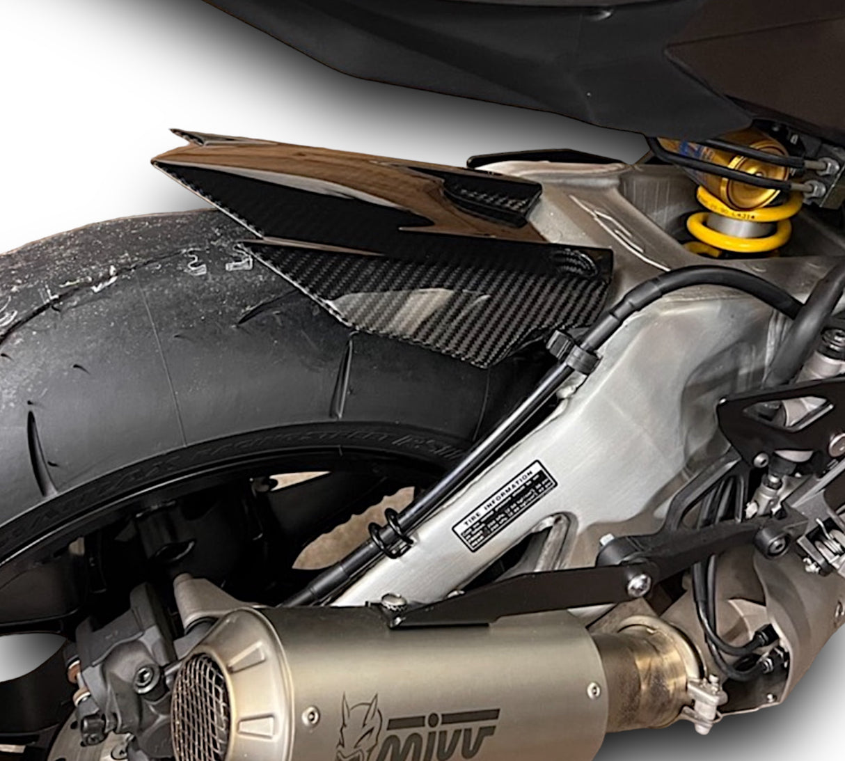 Rear Fender Yamaha YZF-R1 2015-2024 RN32-RN65 MT10 2015+