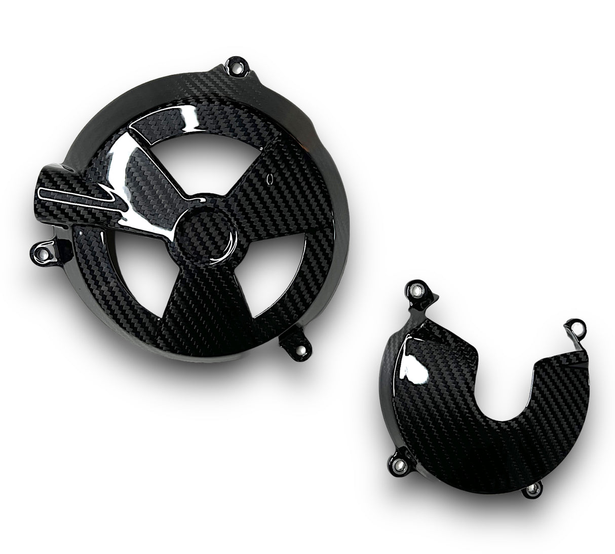 Engine cover protection carbon BMW S1000RR S1000R S1000XR 2020-2024 Engine Protection Set