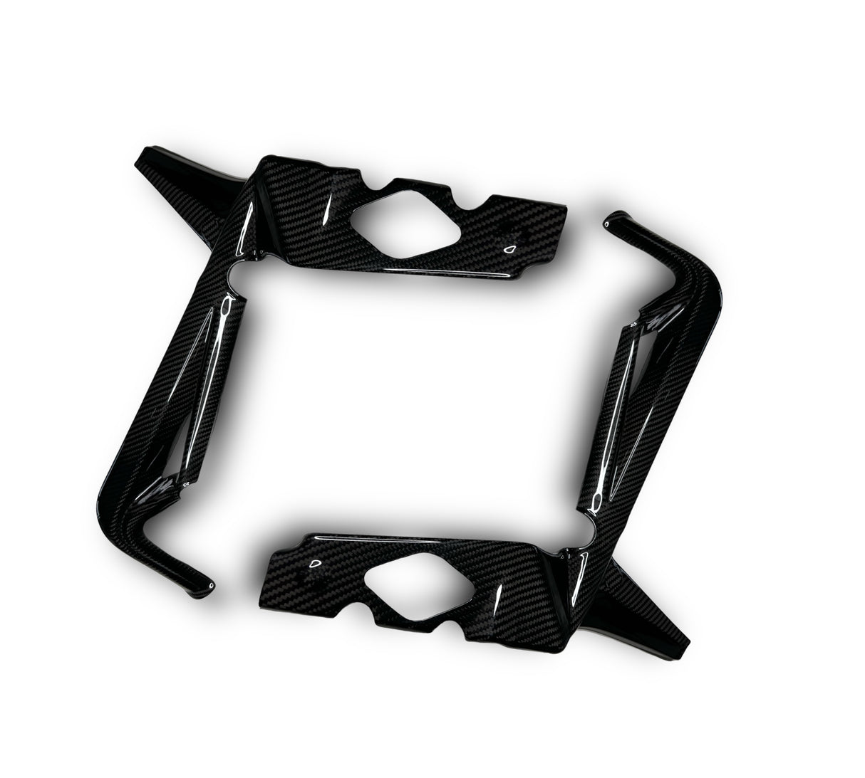 Frame protector carbon set Triumph Daytona 675 2006-2012