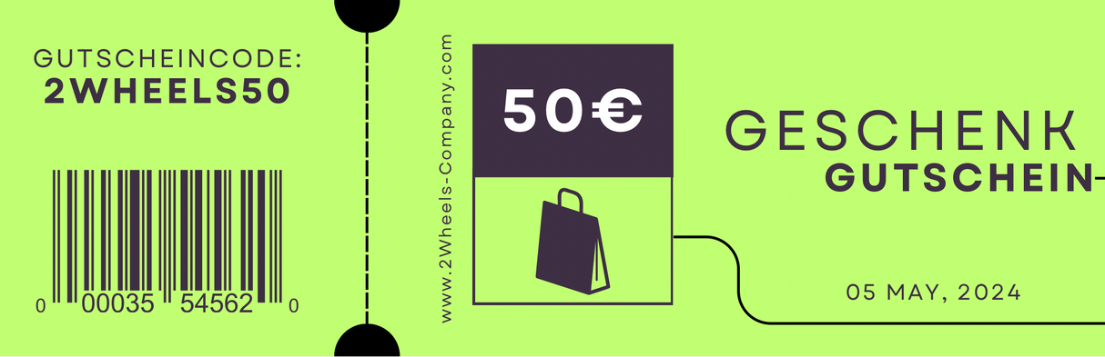 2Wheels Company Geschenkgutschein