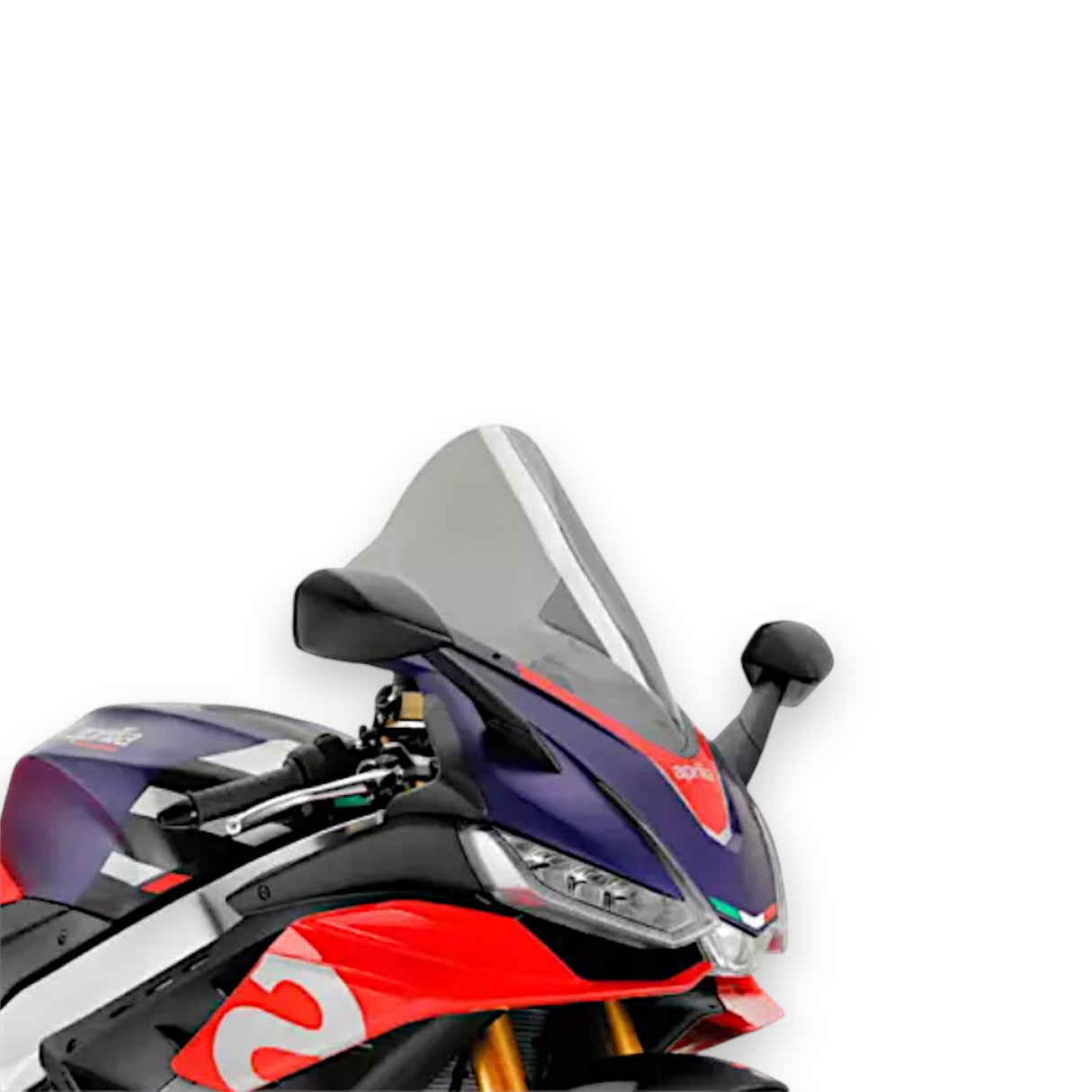 Verkleidungsscheibe / Windschild für Aprilia RSV4 2021–2024 – Klar, mit Erhöhung