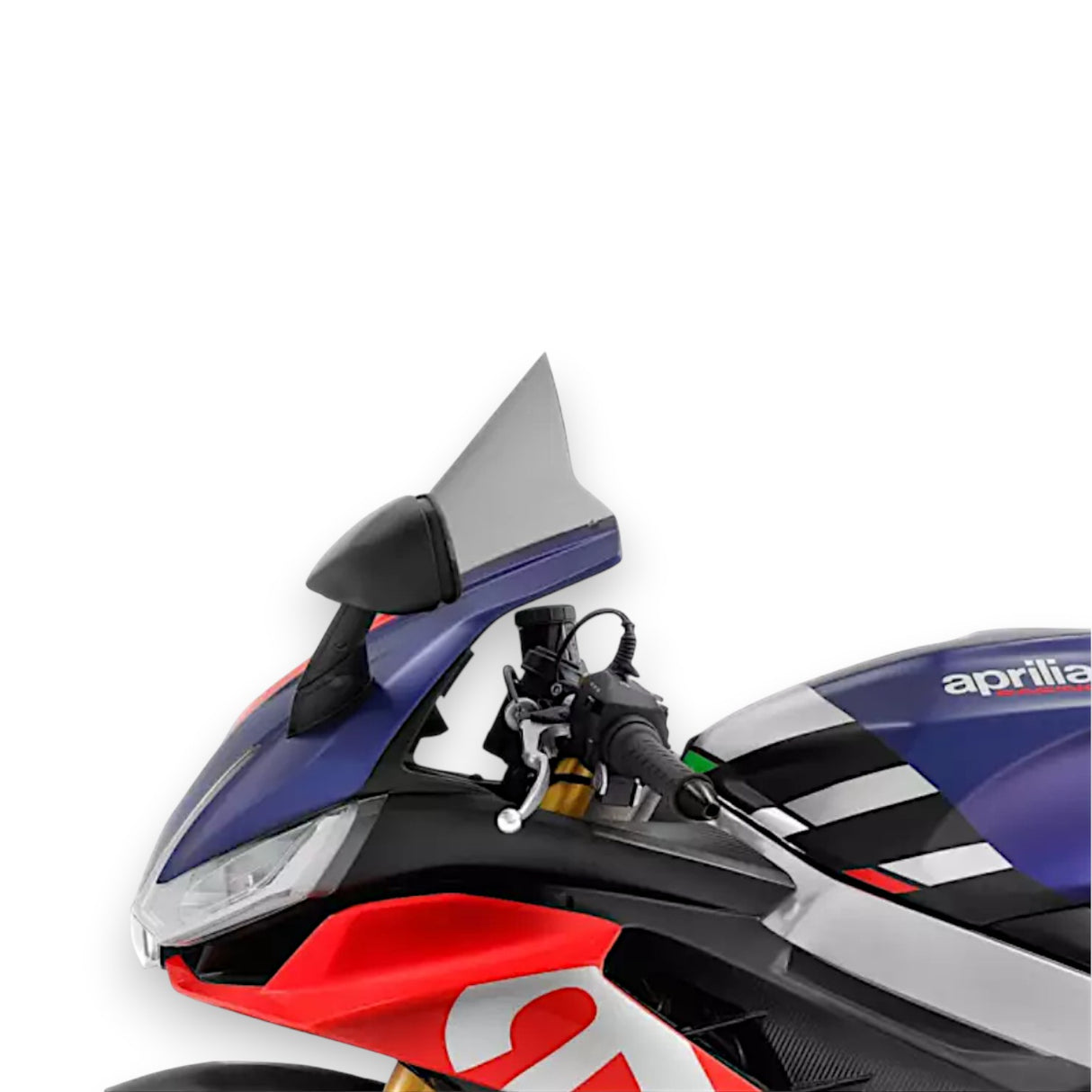 Verkleidungsscheibe / Windschild für Aprilia RSV4 2021–2024 – Klar, mit Erhöhung