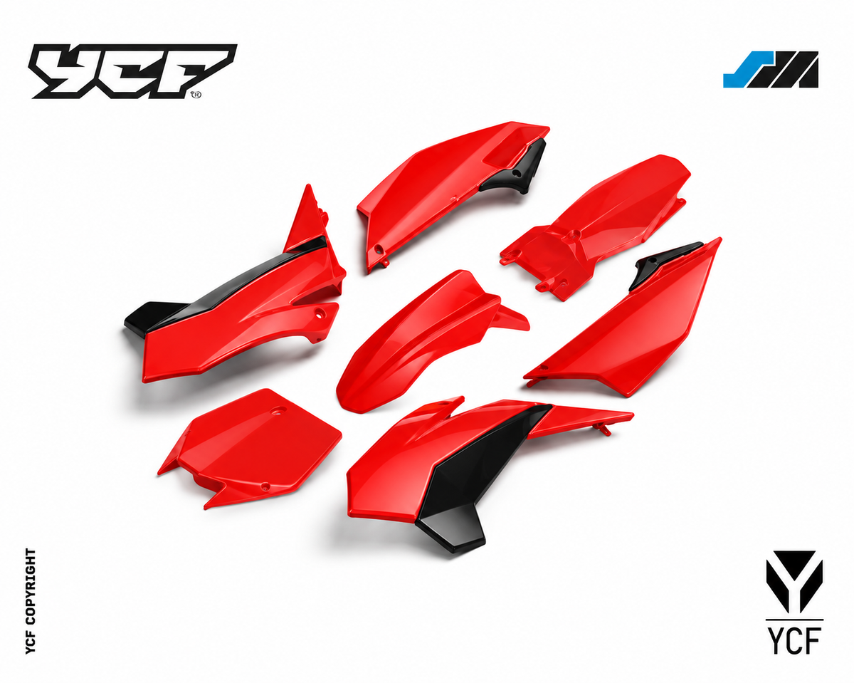 YCF Plastik Kit SM150 SM190 Supermoto div. Farben