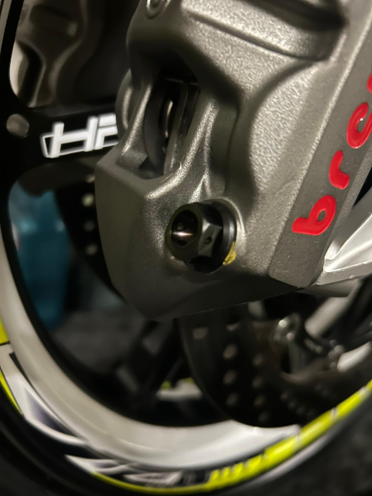 4x titanium screws kit brake calliper M10x65mm