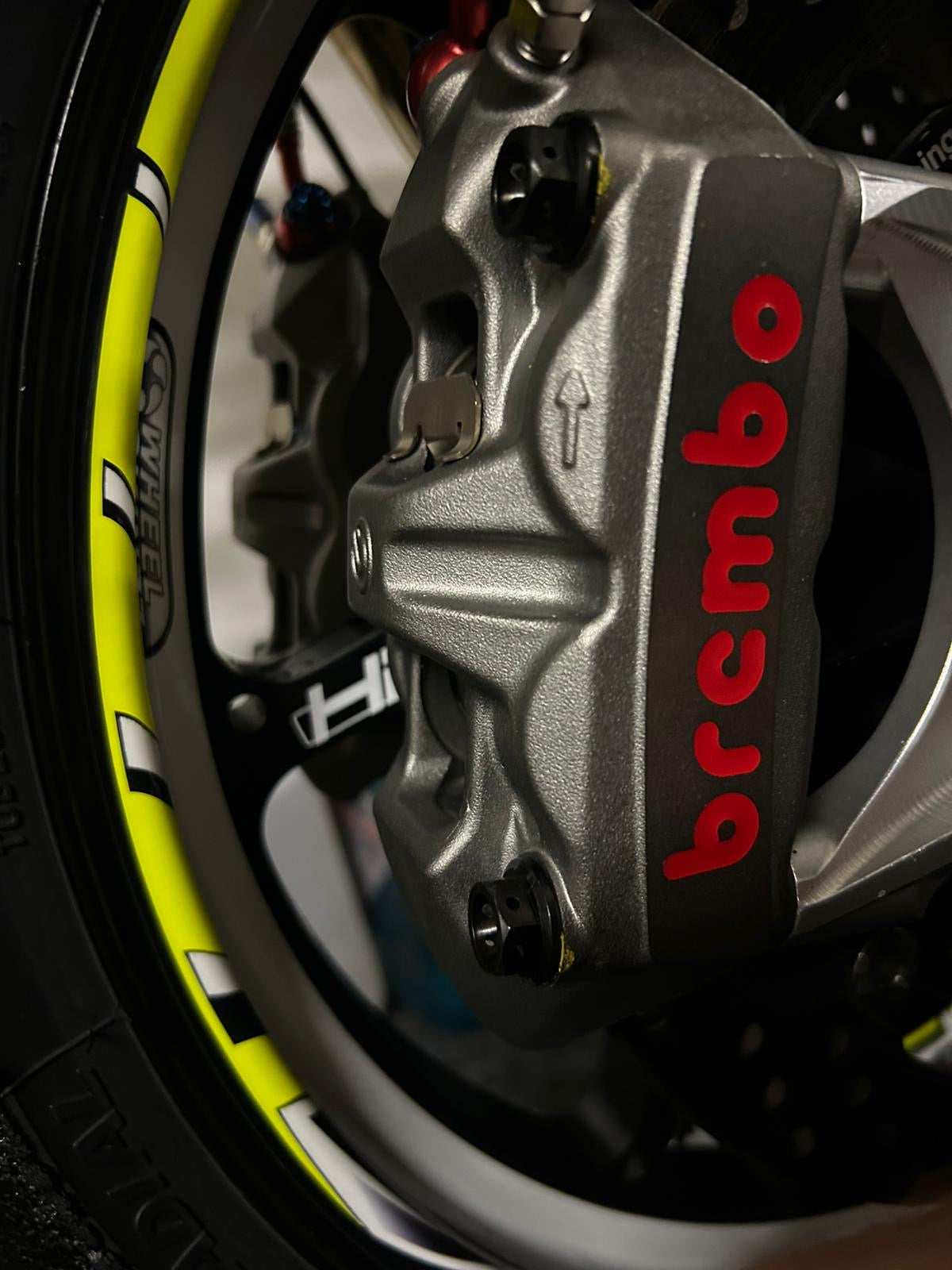 4x titanium screws kit brake calliper M10x65mm