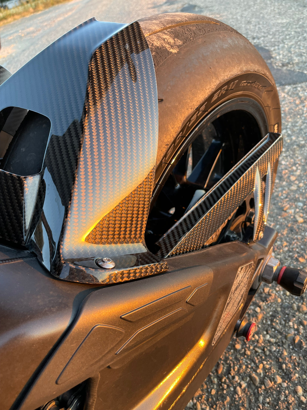 Kettenschutz Chain Guard Carbon BMW S1000RR 2009+ S1000R 2014+