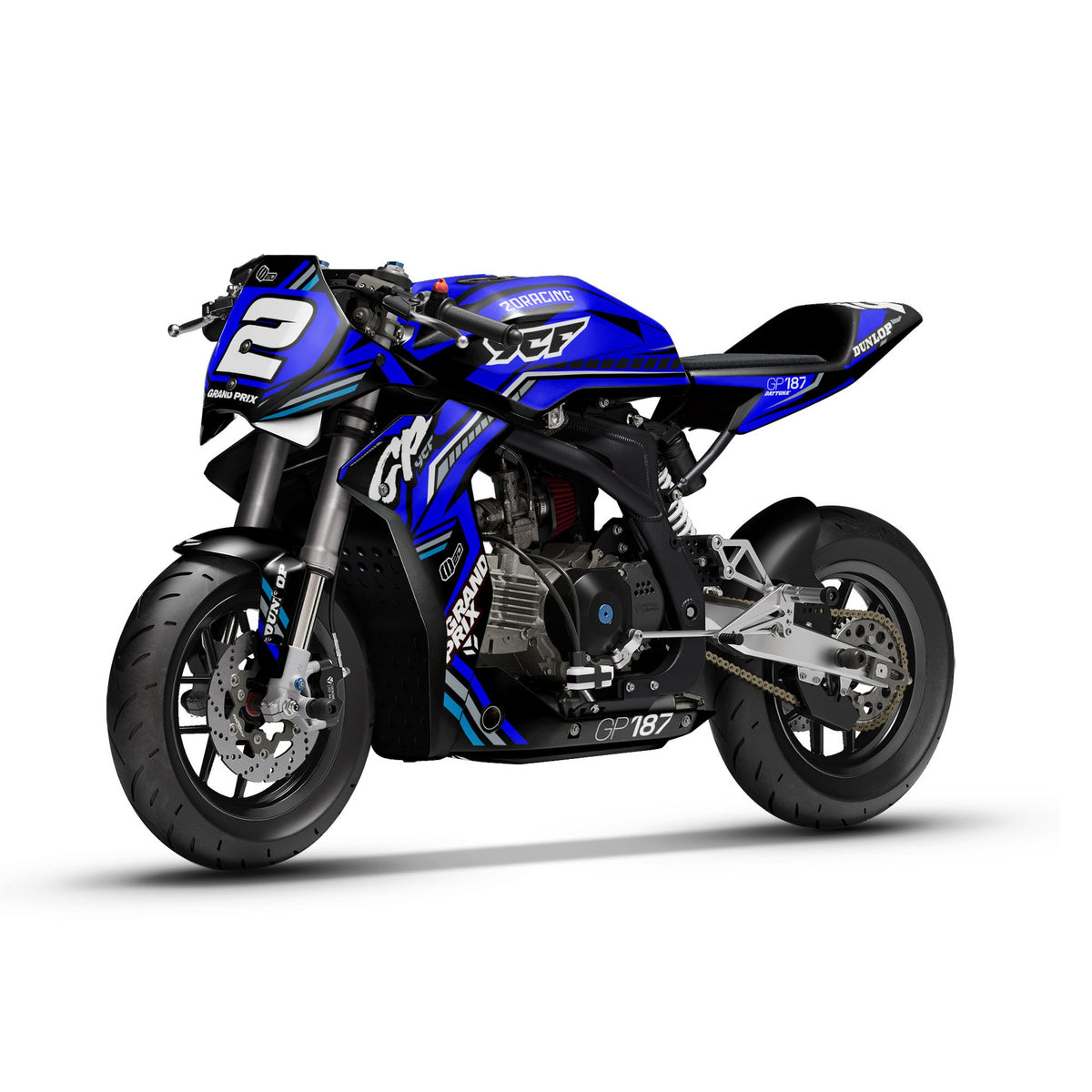 Dekor-Kit – für YCF Mini GP 107 | GP 157 | GP 187 Blue