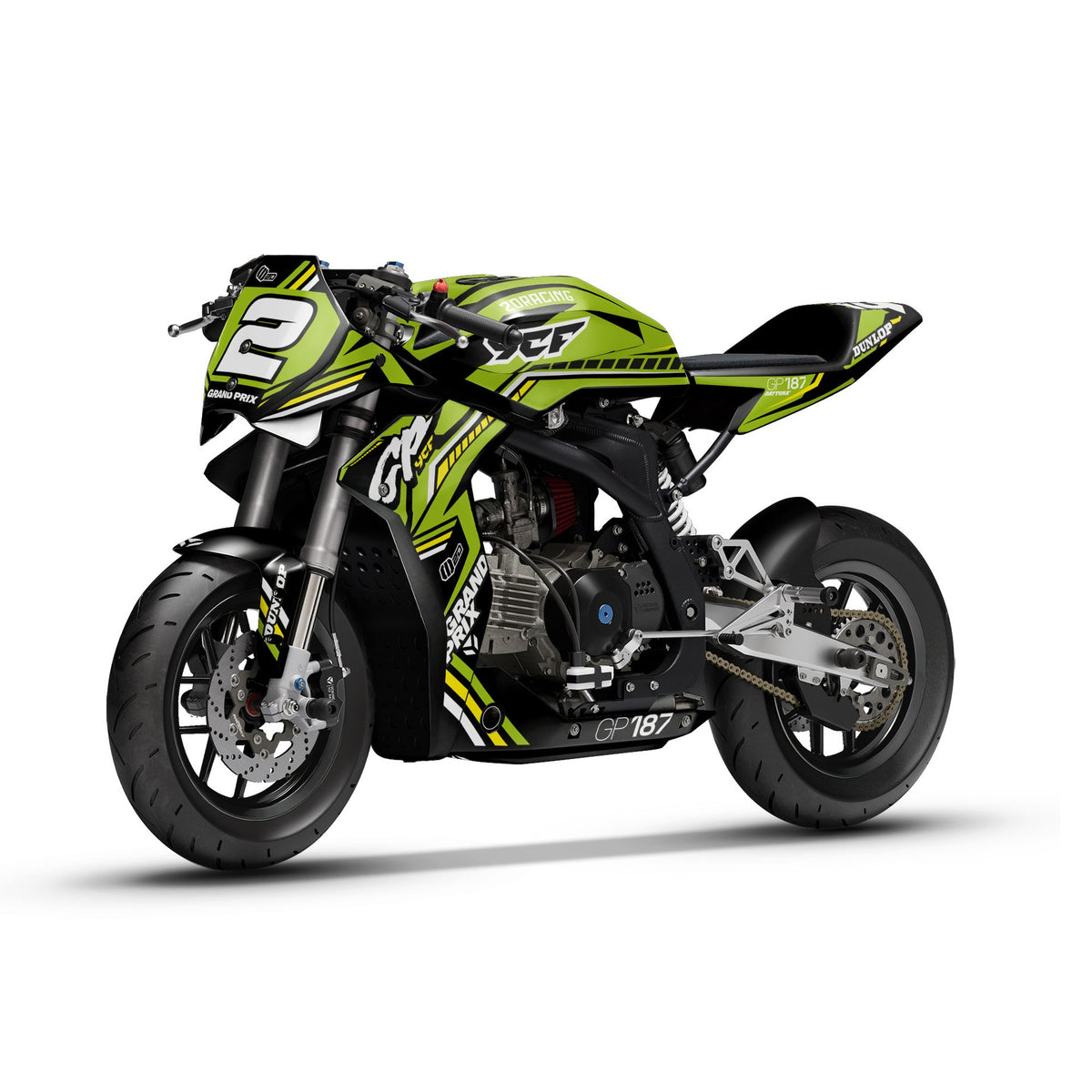 Dekor-Kit – für YCF Mini GP 107 | GP 157 | GP 187 Green
