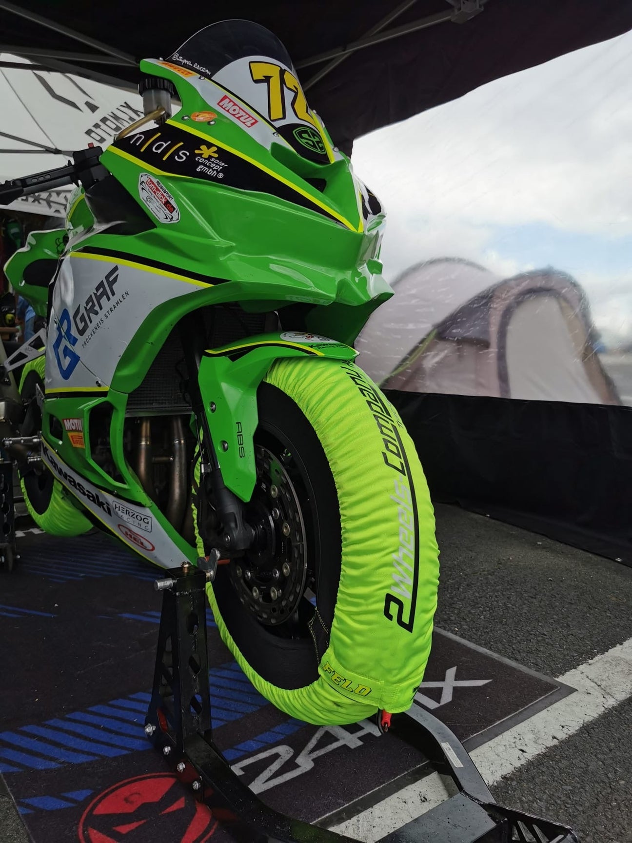 2Wheels Company Reifenwärmer Moto3 / 17Zoll
