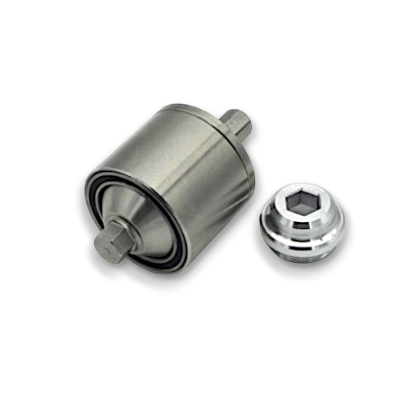 Pitbike Polrad Starter-Aufsatz für Akkuschrauber – Aluminium 7075 / Edelstahl